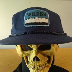 Vintage Wildish Construction Patch Snap Back Trucker Hat
